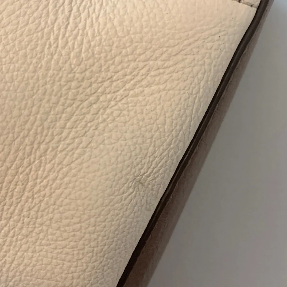 kate spade Two-Tone Cream and Brown Satchel